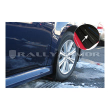 Load image into Gallery viewer, Rally Armor Black Mud Flap/Silver Logo for 2010-2014 Subaru Legacy (MF14-UR-BLK/SIL)