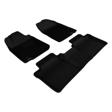 Load image into Gallery viewer, 3D Maxpider KAGU Floor Mat, BLACK, 1ST ROW/2ND ROW (L1LX00001509)