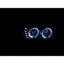 Load image into Gallery viewer, ANZO USA 1999-2006 Gmc Sierra 1500 Crystal Headlights w/ Halo and LED Black (111207)