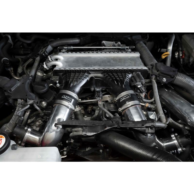 HPS Performance Hot Side Charge Pipe Kit Black (17-148WB)