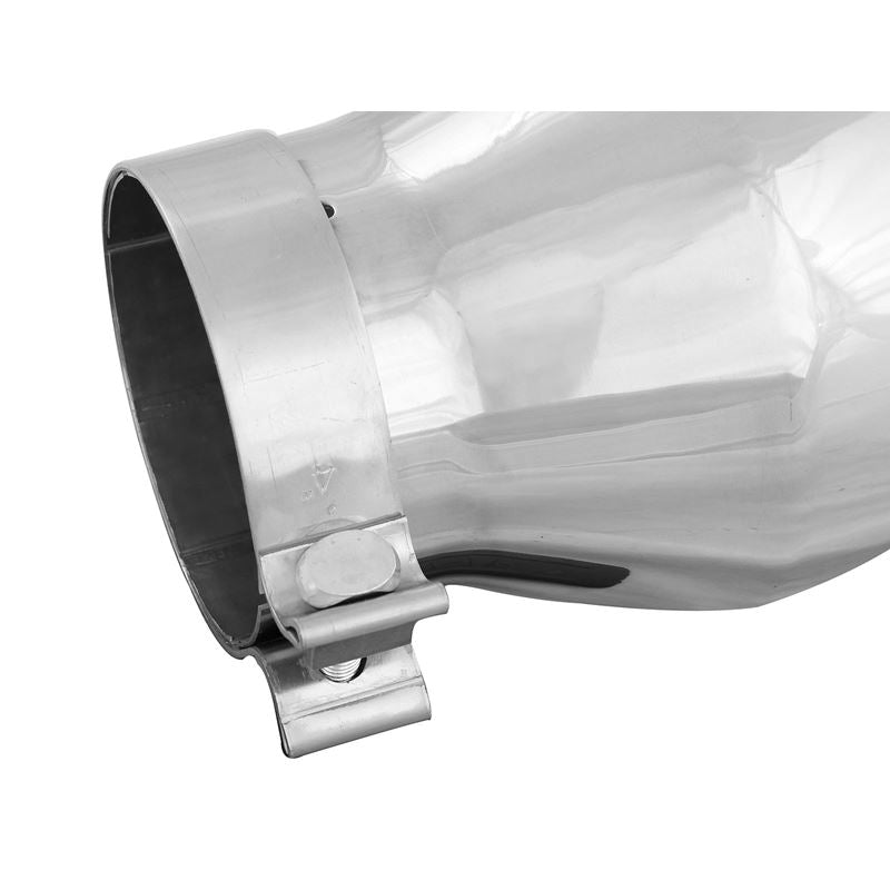 aFe MACH Force-Xp 304 Stainless Steel Clamp-on Exhaust Tip Polished (49T40604-P09)