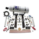 Nitrous Express SX2 Dual Stage 8 Solenoid /Gasoline Nitrous Kit (200-1200HP) w/15lb Bottle (90009-15)