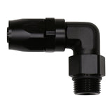 DeatschWerks 10AN ORB Female Swivel 90-Degree Hose End CPE - Anodized Matte Black(6-02-0829-B)