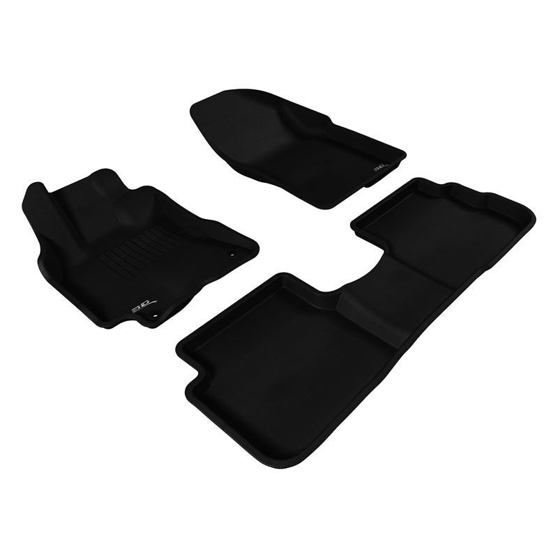 3D Maxpider Custom Fit Floor Liners For TOYOTA MATRIX 2009-2013 KAGU BLACK R1 R2 (L1TY08501509)