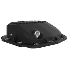 Load image into Gallery viewer, aFe Pro Series Differential Cover Black w/ Machined Fins and Gear Oil (Super 8.8 axle) (46-71181B)