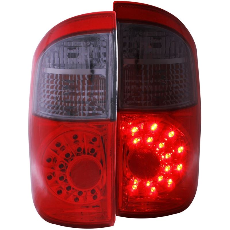 ANZO USA 2004-2006 Toyota Tundra LED Taillights Red/Smoke (311177)