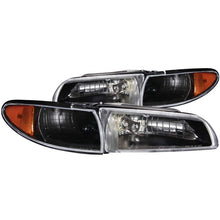 Load image into Gallery viewer, ANZO USA 1997-2003 Pontiac Grand Prix Crystal Headlights Black (121201)