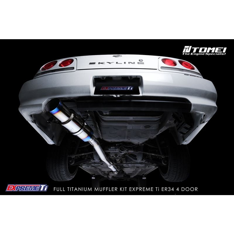 Tomei Full Titanium Muffler Kit Expreme Ti ER34 4 Door (TB6090-NS06B)