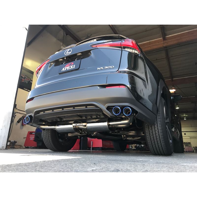 APEXi N1 Evolution-X Exhaust, Lexus NX300 Turbo 2018-2021, Catback with Titanium Tip (164KT217)