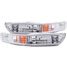 Load image into Gallery viewer, ANZO USA 1998-2001 Acura Integra Euro Parking Lights Chrome w/ Amber Reflector (511021)