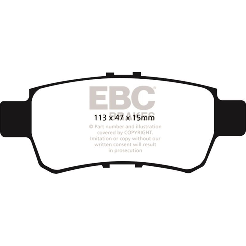 EBC Yellowstuff Street And Track Brake Pads (DP41744R)