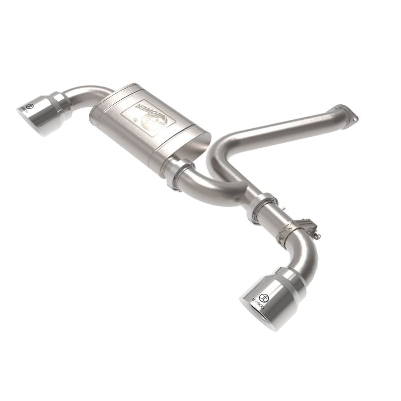 Takeda 3 IN 304 Stainless Steel Axle-Back Exhaust w/ Polished Tips (49-37032-P)