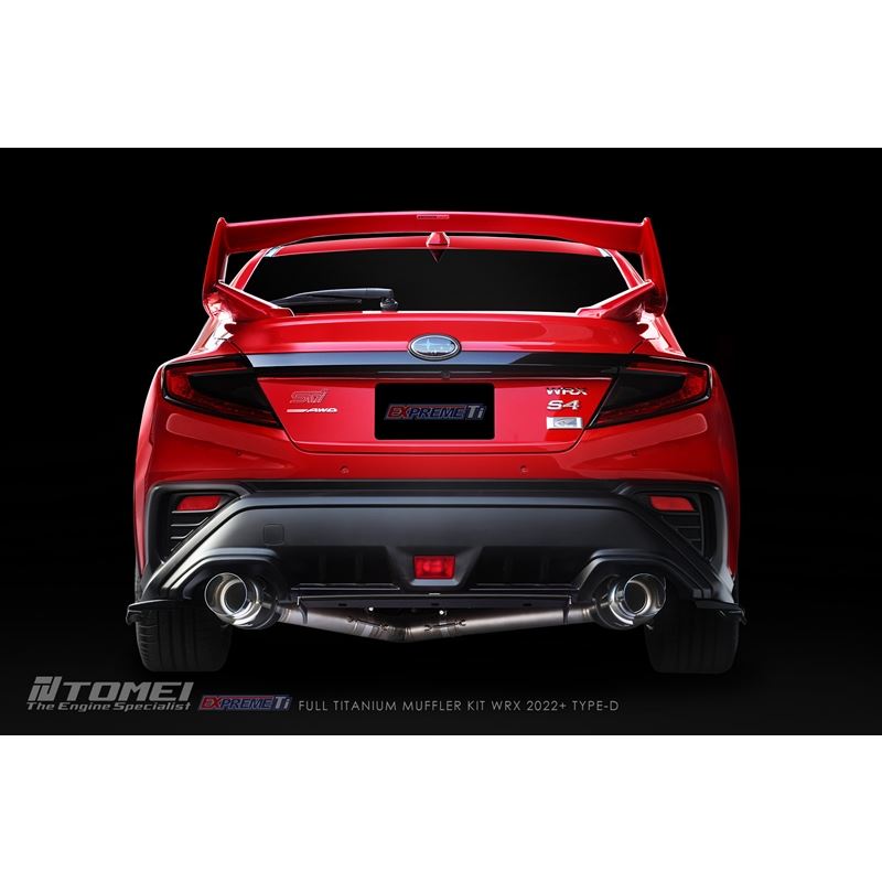 TOMEI FULL TITANIUM MUFFLER EXPREME Ti WRX 2022+ TYPE-D (TB6090-SB06B)