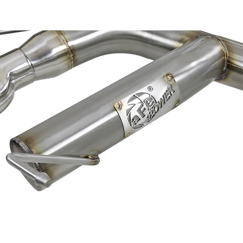 aFe MACH Force-Xp 3 IN 304 Stainless Steel Axle-Back Exhaust System w/Polished Tip (49-36302-P)