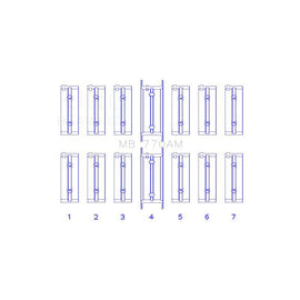 King Engine Bearings Main Bearing Set for 1985-1992 BMW 735i (MB 770AM)