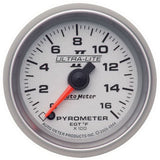 AutoMeter Ultra-Lite II 52mm 0-1600 Deg F Full Sweep Electric Pyrometer (EGT) Gauge (4944)