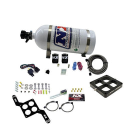 Nitrous Express Dominator Single Entry Billet Crossbar Stage 6 Nitrous Kit (50-300HP) w/10lb Bottle (63070-10)