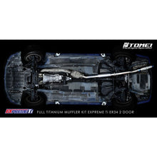 Load image into Gallery viewer, Tomei Full Titanium Muffler Kit Expreme Ti ER34 2 Door (TB6090-NS06A)