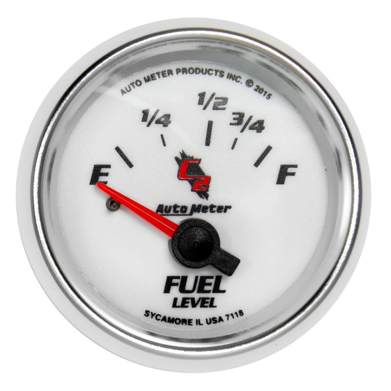 AutoMeter C2 Gauge Fuel Level 2 1/16in 16e To 158f Elec C2 (7118)