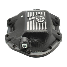 Load image into Gallery viewer, aFe Pro Series Differential Cover Black w/ Machined Fins (46-70162)