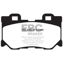 Load image into Gallery viewer, EBC Redstuff Ceramic Low Dust Brake Pads (DP31824C)