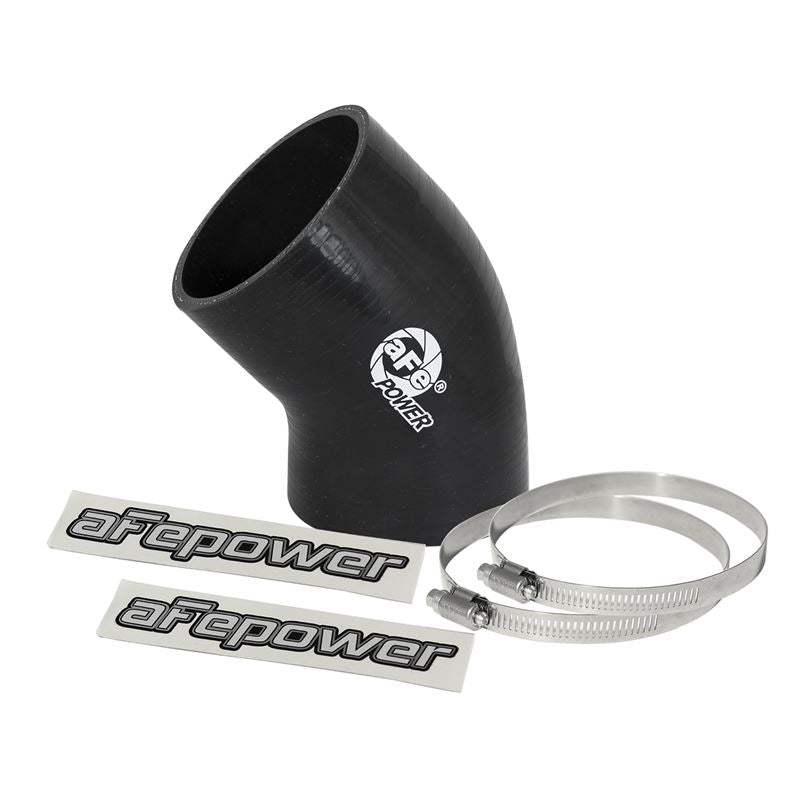 aFe Cold Air Intake System (3 IN ID to 3-1/4 IN ID x 45 Deg.) Elbow Reducing Coupler(59-00075)