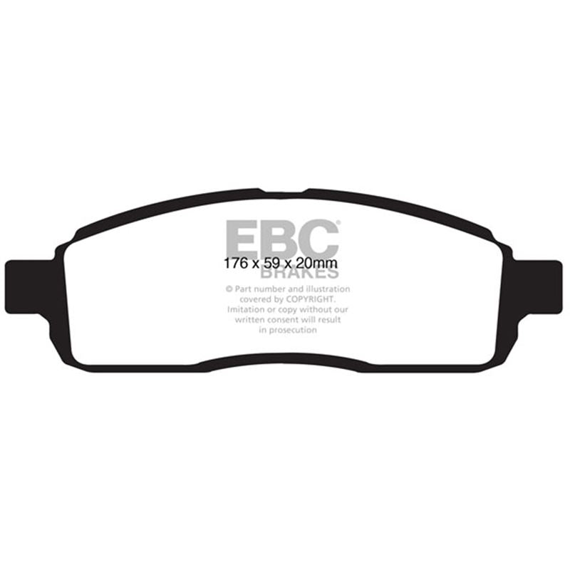 EBC Yellowstuff Street And Track Brake Pads (DP41843R)