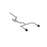 MBRP Exhaust 3in. Cat Back 2.5in Dual Split Rear T304 CF Tip (S46153CF)