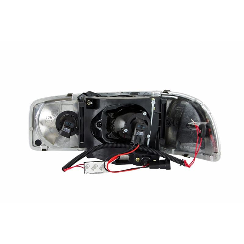 ANZO USA 1999-2006 Gmc Sierra 1500 Projector Headlights w/ Halo Chrome (111191)