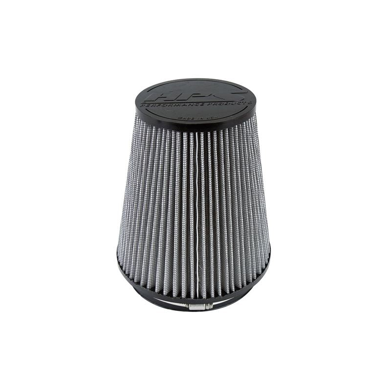 HPS High Flow Performance Air Filter,6" Flange ID,9" Length,Washable,Reuseable (HPS-4304)