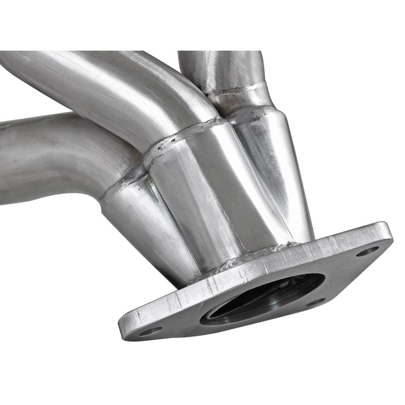 aFe Twisted Steel 409 Stainless Steel Shorty Header (48-44001)