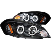 Load image into Gallery viewer, ANZO USA 2006-2007 Chevrolet Monte Carlo Projector Headlights w/ Halo Black (121236)