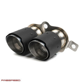 Fabspeed 991.2 Speedster Deluxe Dual Style Tips (19-20) (FS.POR.9912SPEED.DTCF)