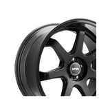 F1R FC7 18x8.5 - Matte Black/Gloss Black Lip Wheel