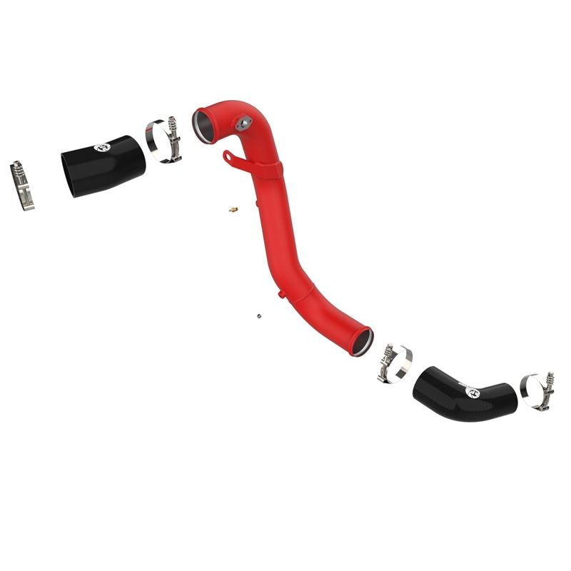 aFe POWER BladeRunner 3 IN Aluminum Cold Charge Pipe Red (46-20509-R)