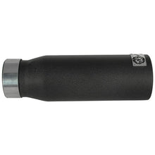 Load image into Gallery viewer, aFe MACH Force-Xp 409 Stainless Steel Clamp-on Exhaust Tip Black (49-92043-B)