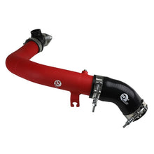 Load image into Gallery viewer, aFe BladeRunner 2-1/2 IN Aluminum Hot Charge Pipe Red (46-20378-R)