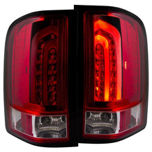 Load image into Gallery viewer, ANZO USA 2007-2013 Chevrolet Silverado 1500 LED Taillights Red/Clear G2 (311225)