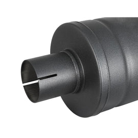 aFe MACH Force-Xp 409 Stainless Steel Muffler w/ High-Temp Metallic Black finish (49M00007-B)