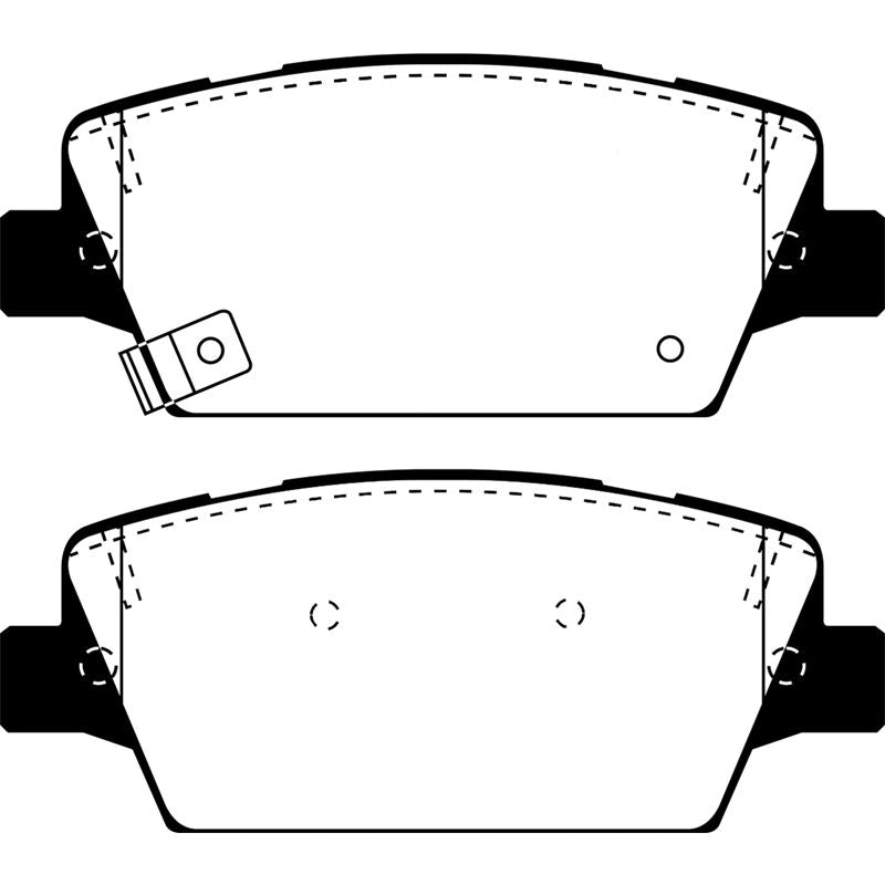 EBC Greenstuff 2000 Series Sport Brake Pads (DP23086)