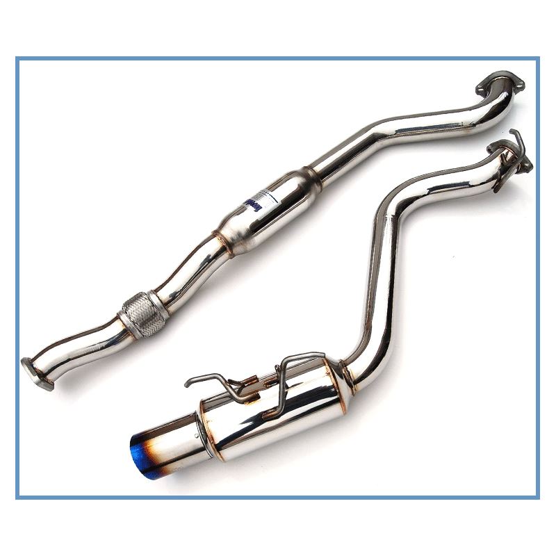 Invidia 08+ WRX Hatch 76mm REGULAR Titanium Tip Cat-back Exhaust (HS08SW5GTT)