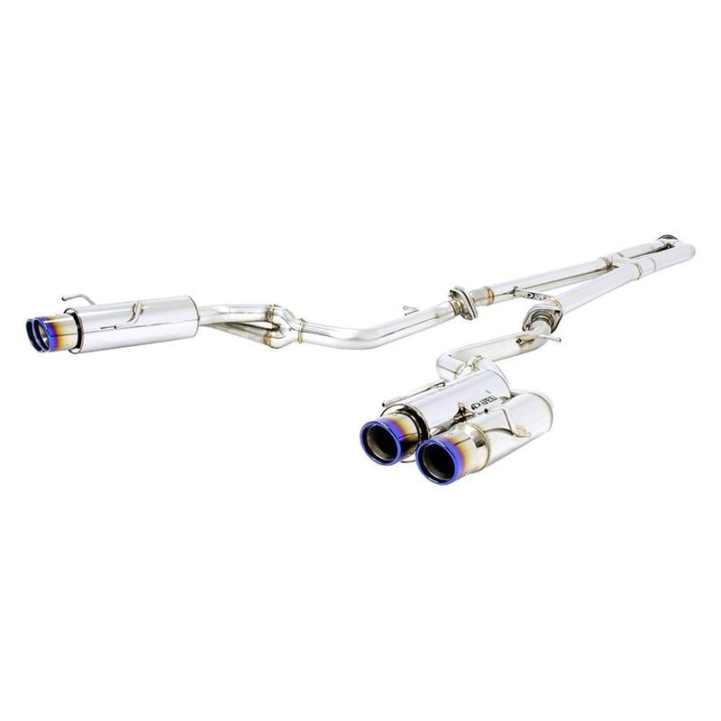 APEXi® N1-X Evolution Extreme 304 SS Header-Back Exhaust System with Quad Rear Exit (164KT204)