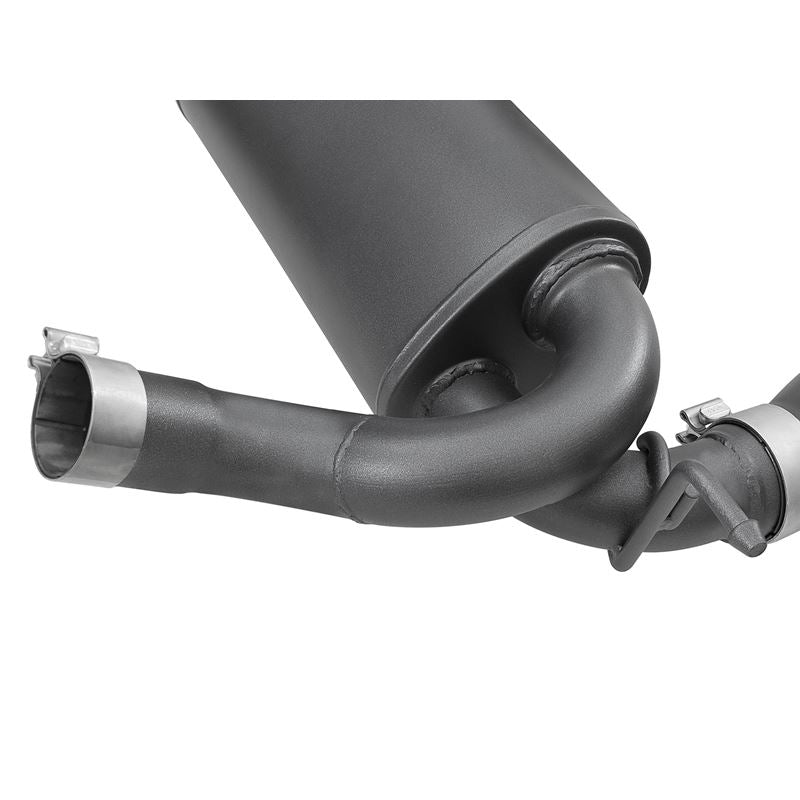 aFe Rebel Series 2-1/2 IN 409 Stainless Steel Axle-Back Exhaust System w/ Black Tips (49-48061-B)