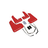 Rally Armor Red Mud Flap/White Logo for 2015-2019 Volkswagen Golf (MF37-UR-RD/WH)