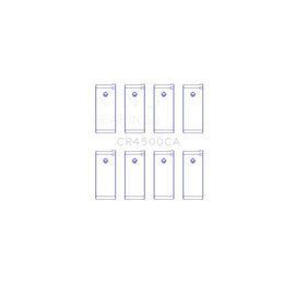 King Engine Bearings Connecting Rod Bearing Set for 2009-2014 Nissan NP300 (CR4500CA)