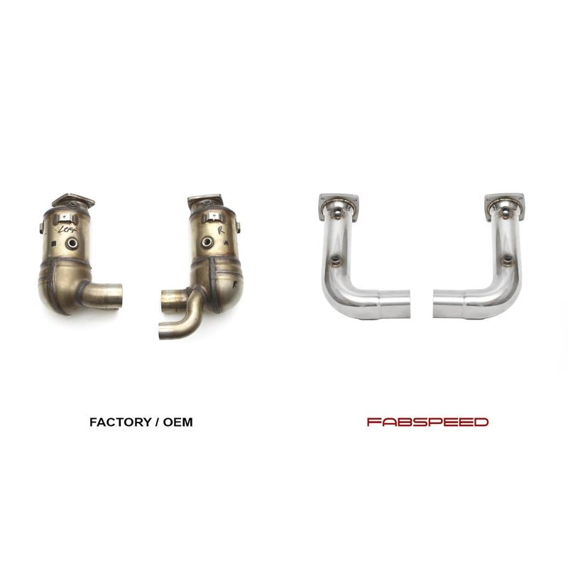 Fabspeed 991.2 Carrera link comp. Pipes (for Base) (17-19) (FS.POR.9912.CB)