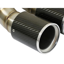 Load image into Gallery viewer, aFe MACH Force-Xp 3-1/2 IN Carbon Fiber OE Replacement Exhaust Tips (49C36413-C)