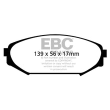 Load image into Gallery viewer, EBC Yellowstuff Street And Track Brake Pads (DP41311R)