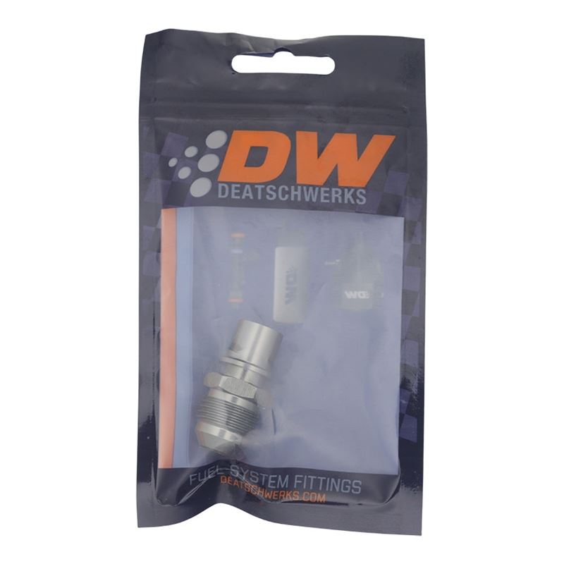 DeatschWerks 8AN Male Flare to Toyota Module Quick Connect - Anodized DW Titanium (6-02-0128)