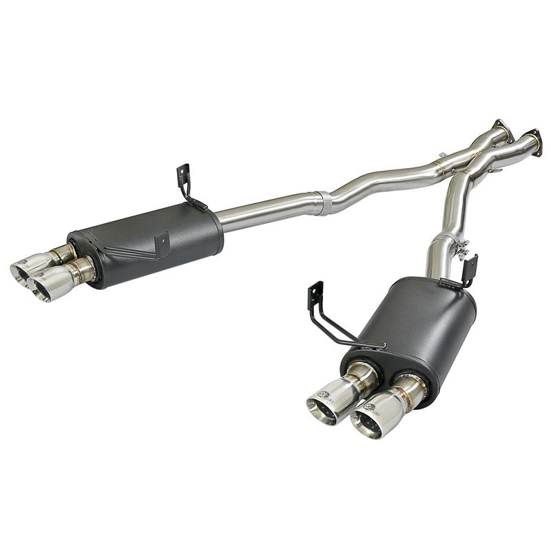 aFe MACH Force-Xp 2-1/2 in 304 Stainless Steel Cat-Back Exhaust w/Polished Tips (49-36339-P)